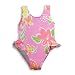 Girlfriends by Anita G - Toddler Girls One Piece Bathing Suit, Pink, Salmon (Size 2T)