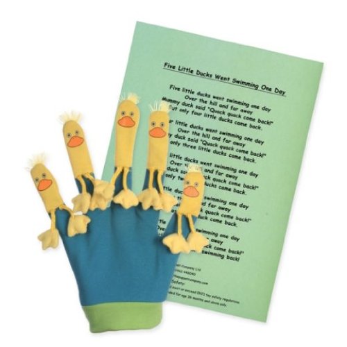 The Puppet Company Favourite Song Mitts Five Little Ducks Glove Puppet