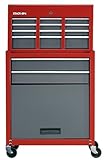 IMAGE OF Stack-On SC-600 6-Drawer Chest/Cabinet Combo, Red