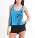 Fox Womens Crash Course Tank - Blue X Med Size