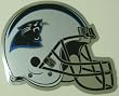 Carolina Panthers Helmet Logo Chrome NFL Car Magnet