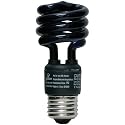 Globe 4761001 13-Watt Ultra-Mini Compact Fluorescent Spiral Bulb, Black, 4-Pack