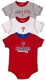 MLB Philadelphia Phillies 3-Piece Body Suit Set Infant/Toddler