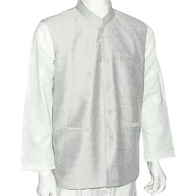 Fashion Jacket For Men Silk Fabric Unique Romantic Gifts For Him by ShalinCraft