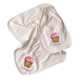 Cupcake Burp Cloth & Bib Gift Set