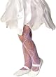 Tights with Mesh Bows in Lavender