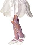 Tights with Mesh Bows in Lavender