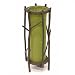 Handmade Natural Bamboo Table / Desk Lamp With Olive Green Shade