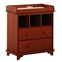 Stork Craft Lily 2 Drawer Changer Chest, Cognac