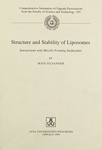 Structure and Stability of Liposomes: Interactions With Micelle-Forming Surfactants (Comprehensive Summaries of Uppsala Dissertations from the Faculty of Science & Technology)