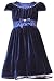Rare Editions Girls 2-6x Satin Neckline Velvet Dress