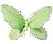 Sequined Hanging Butterfly 3D Wall Décor Color: Green, Size: Medium