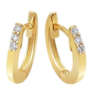Goldmaid Damen-Creolen Memoire 585 Gelbgold 6 Brillanten 0.10 ct. Me O5321GG