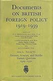 Documents on British foreign policy, 1919-1939. 1A series