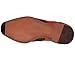 Bolano Mens Two-Toned Black and Red Classic Smooth Dress Shoe with Wing-Tip and Perforated Detailing: Style Elwyn Red-212