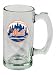 New York Mets Beer Mug: 13oz Glass Sports Tankard