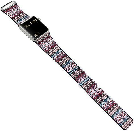 Leather Loop Band for Apple Watch, New Fashion Bohemian Leather Loop Replacement Watch Band Strap For Apple Watch iwatch /Sport/Edition (48mm white)