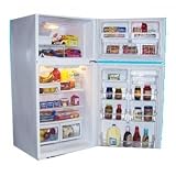 BMRTW10ENAWW 10 cu. ft. Top Mount Refrigerator with Multiple Spill-Proof Shelves Convenient Tempera