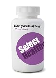Odourless Garlic (360 capsules) - Cheapest in UK - Money Back Guarantee!