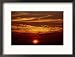 Caribbean Sunset, St. Lucia Framed Photographic Poster Print by Wayne Walton, 21x17