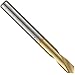 Precision Twist SPSG 90 High Speed Steel Spotting Drill Bit, TiN Coated, Round Shank, Spiral Flute, 90 Degree Point Angle