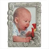 5 x 7 Pewter finish baby frame - Style 30244 by Gift Warehouse