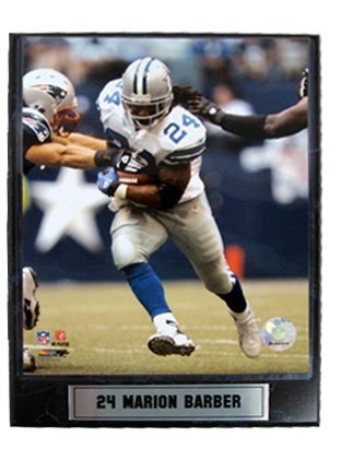 Schwartz 510-FBDAL24 Dallas Cowboys Marion Barber No. 24 9X12 Photo Plaque