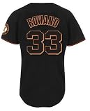 Aaron Rowand Jerseys San Francisco Giants #33 Rowand Cool Base Black Jerseys 2010 World Series Patch (M/48)