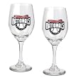 Washington Nationals 2pc Wine Glass Set - Primary Logo MLB Baseball