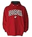 NCAA Men's Georgia Bulldogs Hooded Sweatshirt (Red, X-Large)