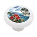 Hawaiian Beach Decorative High Gloss Ceramic Drawer Knob