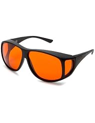 Cocoons Fit Over Low Vision Absorptive Filters C202H Aviator Sunglasses by Cocoons