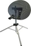 Netgadgets Portable 43cm Mini Dish Satellite Kit without Satfinder