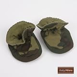 Green Camo Baby Booties by Baby Milano.