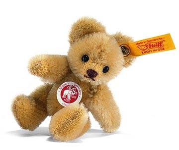 41penT7KkUL Steiff 3 Mohair Mini Teddy Bear Brass