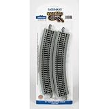 Bachmann Trains Snap-Fit E-Z Track 18¿ Radius Curved Track (4/card)