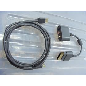 Kit CABLE HDMI POUR XBOX 360 ADAPTATEUR audio video CONNECTIQUE AV convertisseur