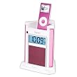 iHome iH4 Alarm Clock Speaker System with Dock for iPod (Pink)