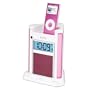 iHome iH4 Alarm Clock Speaker System with Dock for iPod (Pink)