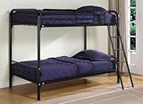Metal Bunk Bed - Black (Twin/ Twin)