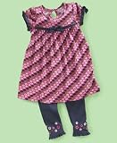 Nannette Little Girl Tunic & Leggings Set