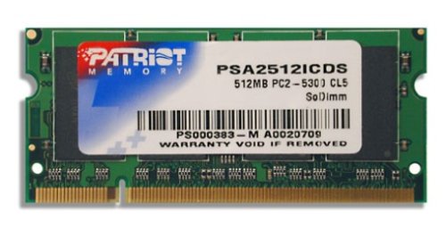 Patriot SIGNATURE APPLE 512MB 667MHZ ICD SO DIMM