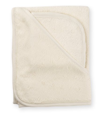 American Baby Company Cotton Terry Hooded Towel Set - Ecru