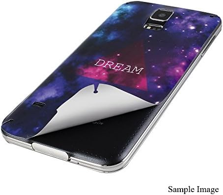 Fincibo (TM) Samsung Sidekick 4G T839 Accessories Skin Vinyl Decal Sticker - Black White Triangles Marble