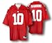 New York Giants Eli Manning #10 Sewn Premier NFL Football Jersey, Red
