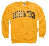 Georgia Tech Yellow Jackets Gold Arch Crewneck Sweatshirt