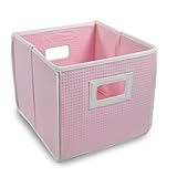 Badger Basket Folding Basket and Storage Cube, Pink by Badger Basket [並行輸入品]