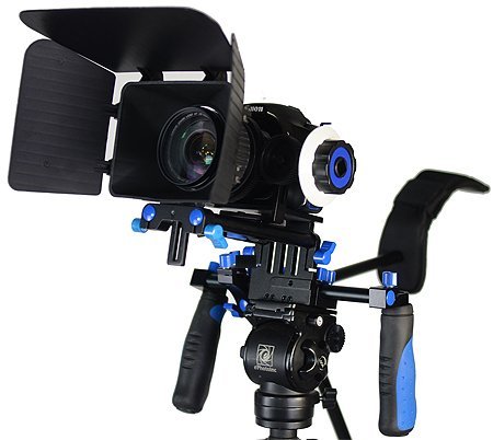 Morros DSLR Rig Movie Kit Shoulder Mount Rig with Follow Focus and Matte Box for All DSLR Cameras and Video Camcorders On Sale