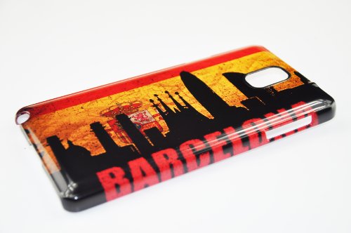 3D Samsung Galaxy Note 3 Spanien Spain Barcelona Fahne Flag Flagge Cover Case Hülle