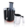 Philips - Licuadora Hr185890, 650W, Alimentador De Gran Capacidad Para Frutas Enteras, Filtro De Micromalla Inox, Apta Lavavajillas, 2 Veloc. + Jarra De 1,5L. Negro.